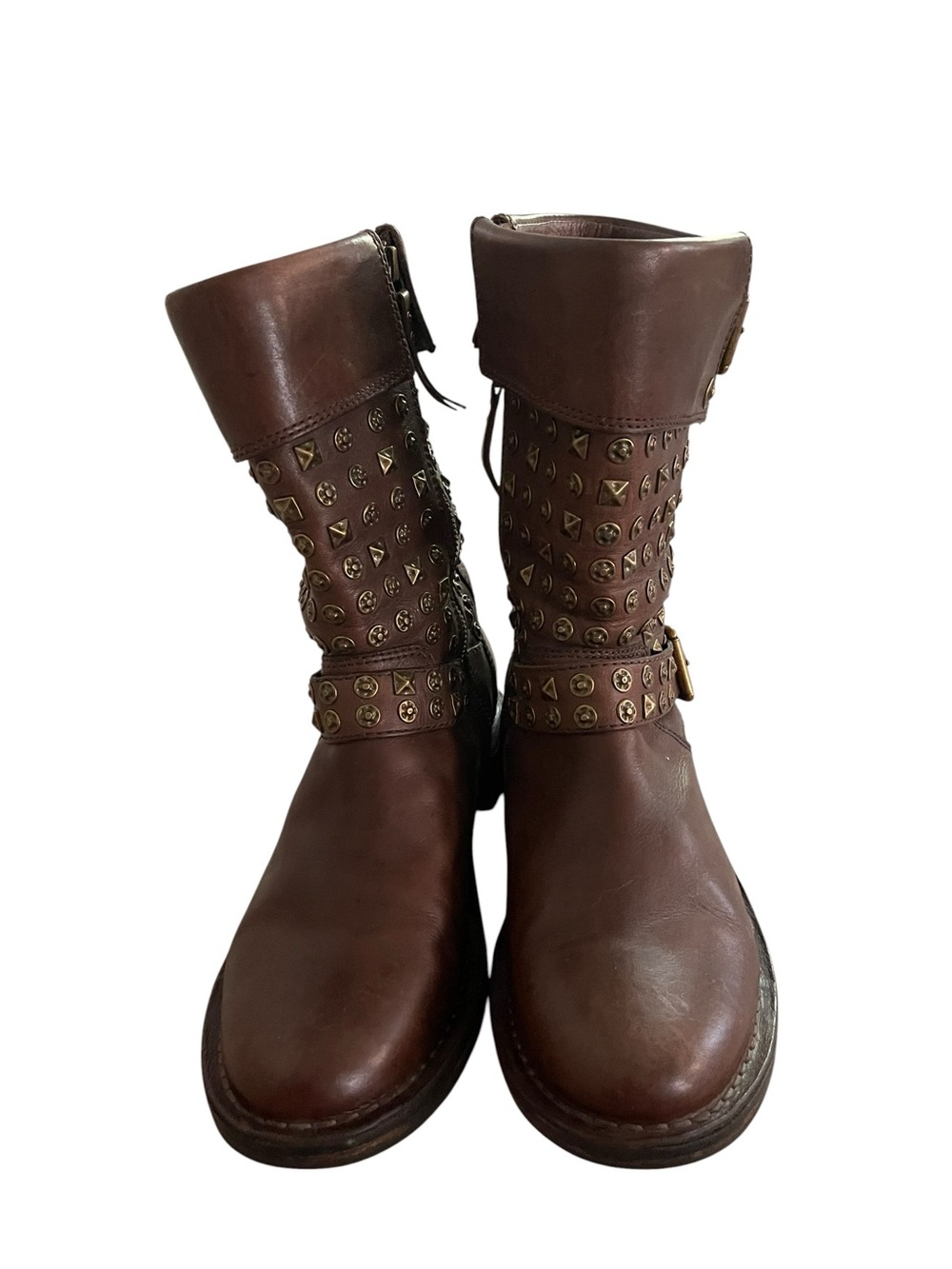 UGG Australia Conor Studded Moto Boots Women Size 8 - Picture 2 of 8